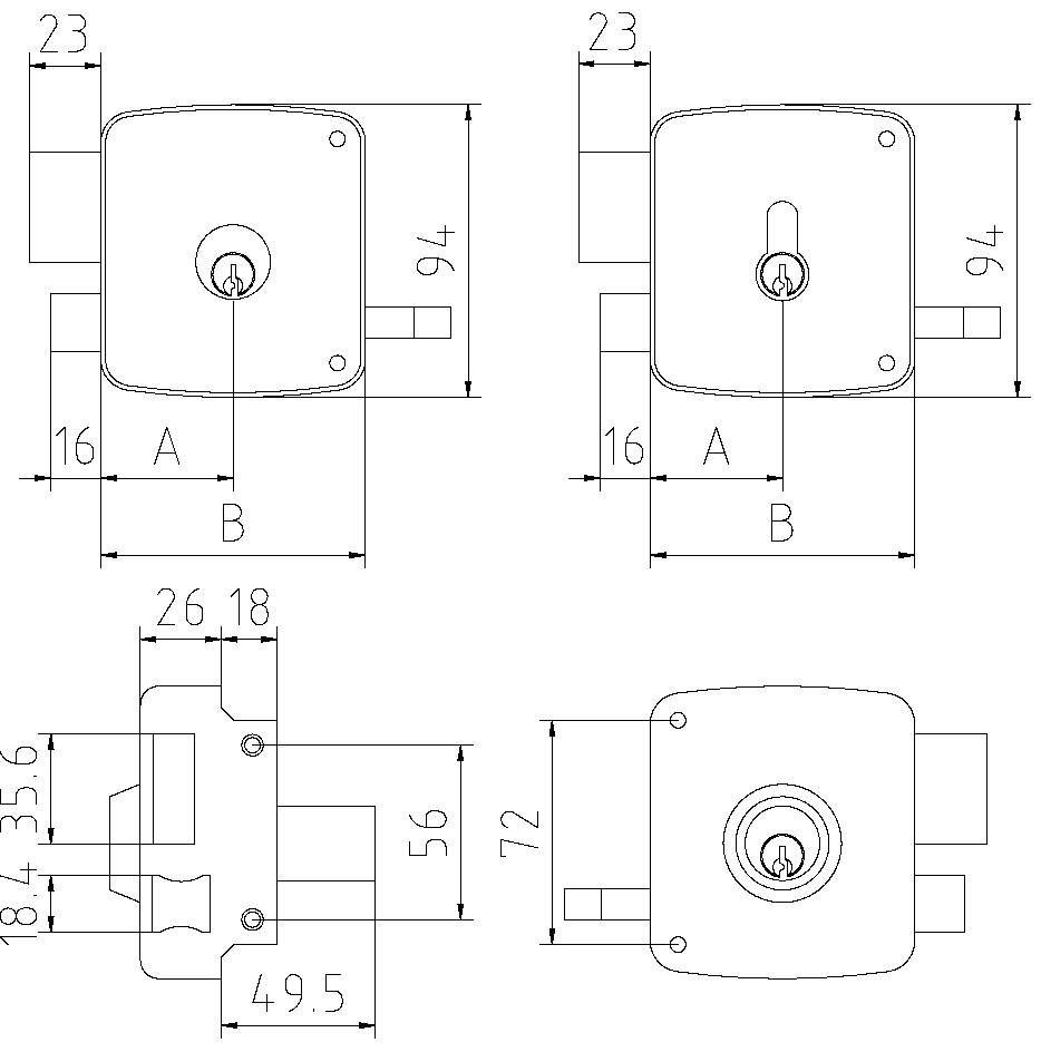 Medidas 2525p100i