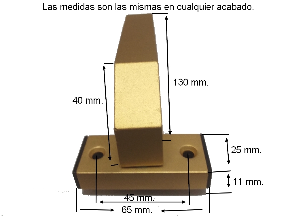 Medidas manivela alma