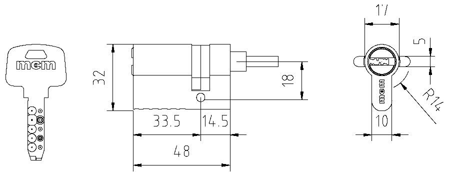 Croquis bombillo 542SS