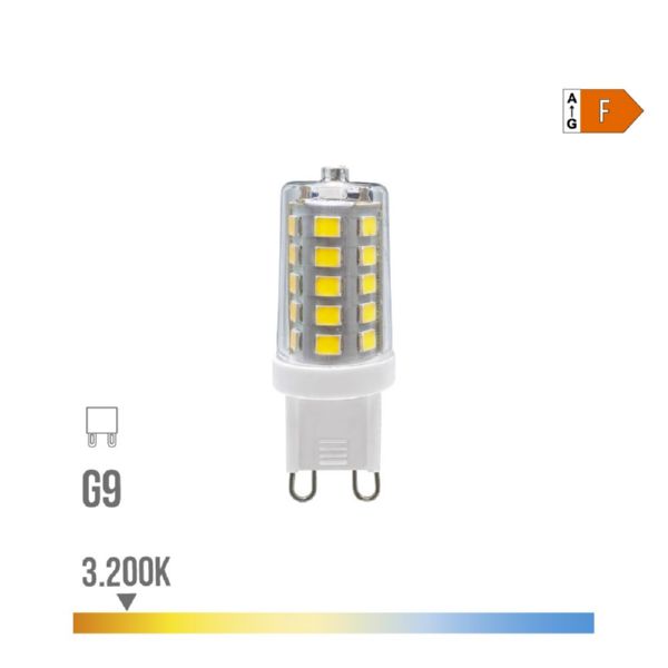 BOMBILLA G9 LED 3W 260lm 3200K LUZ CÁLIDA REGULABLE