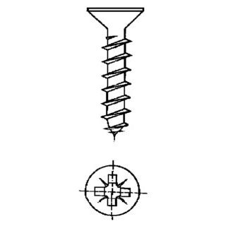 CAJITA TORNILLO BICROMATADO 4.5X40 NIVEL 12 UNID.