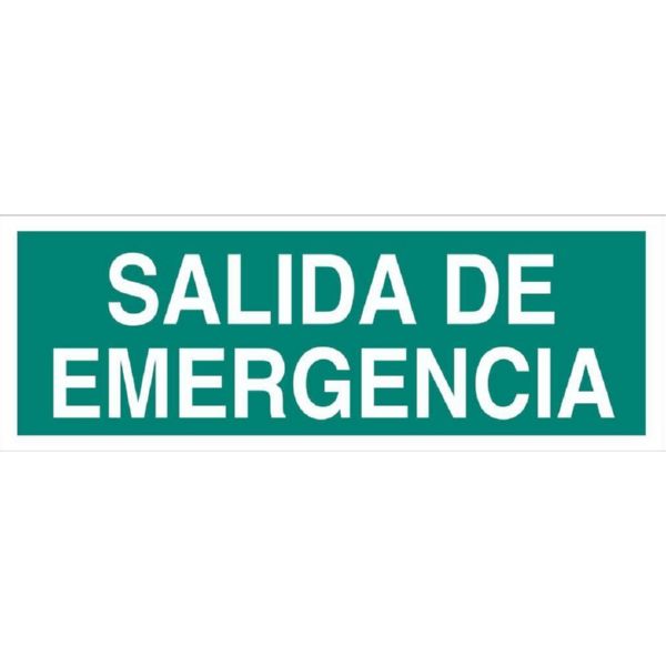 CARTEL SALIDA DE EMERGENCIA 400X100 COFAN