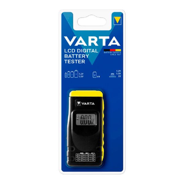 COMPROBADOR TESTER PILAS VARTA DIGITAL LCD 891