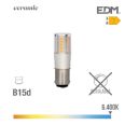 BOMBILLA BAYONETA LED B15d 6 W 650 Lm 6400K LUZ FRIA