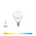 BOMBILLA ESFERICA LED E14 5W 400 LM 6400K LUZ FRIA EDM 