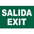 CARTEL LUMINISCENTE "SALIDA EXIT" 297X210 COFAN