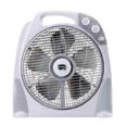 VENTILADOR SOBREMESA BORJA 45W BLANCO/NEGRO 3VEL. 5 ASPAS TEMPORIZADOR